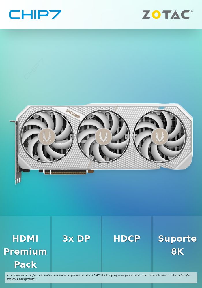 Placa Gráfica ZOTAC GAMING GEFORCE RTX 5090 SOLID OC WHITE ED 32GB