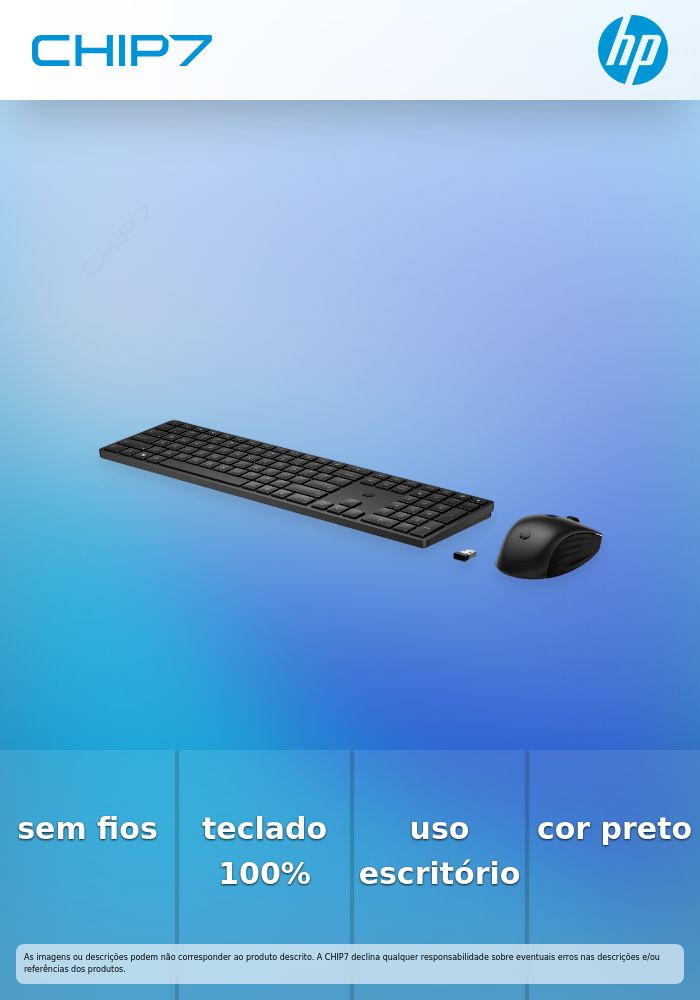 HP TECLADO E RATO 655 WIRELESS COMBO
