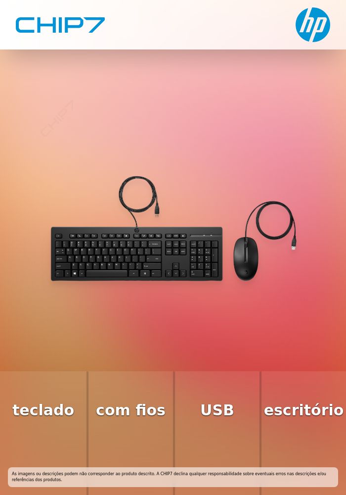 HP TECLADO & RATO WIRED 225 COMBO G2