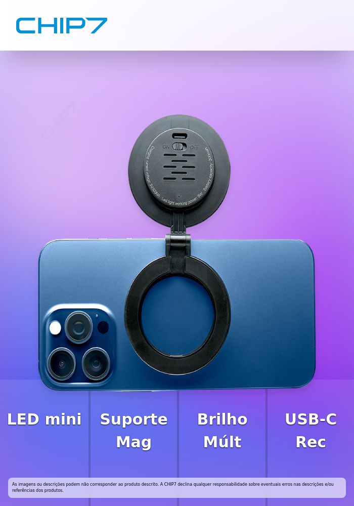 BIG BEN CONNECTED MAGSAFE MAGNETICO SELFIE LIGHT RING