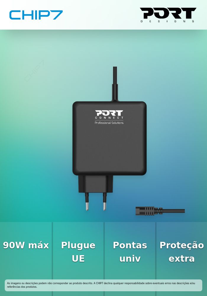 PORT CARREGADOR NOTEBOOK UNIVERSAL USB-C + 9 PONTAS