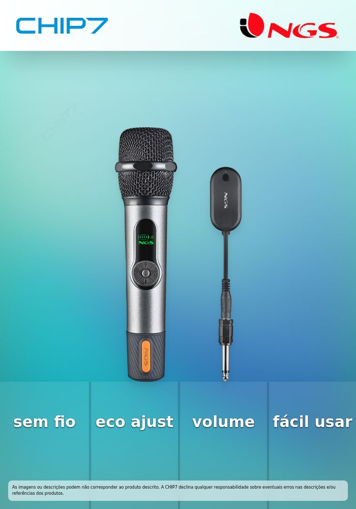 2.4GHZ  Wireless Microphone Echo and VOL Controls