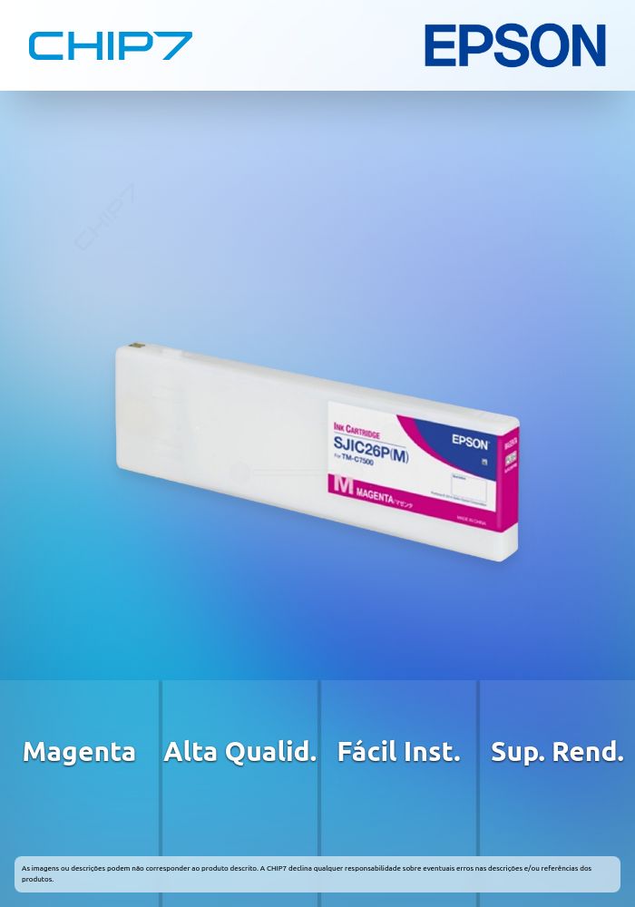 SJIC26P(M) INK CARTRIDGE MGNTA SUPL
