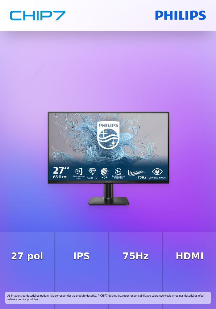 27 IPS 75HZ DP 1HDMI