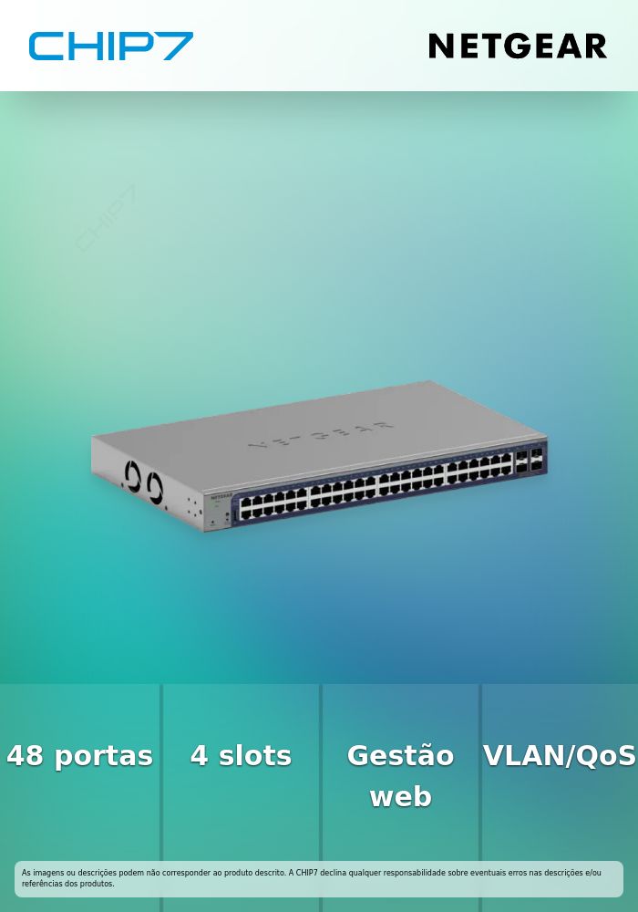 48P GE SMART SWTH W/10G SFP+GS752TXV3