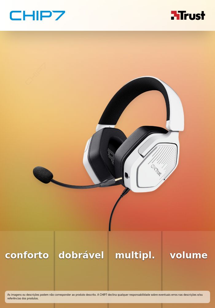 TRUST GXT492W CARUS HEADSET WHITE