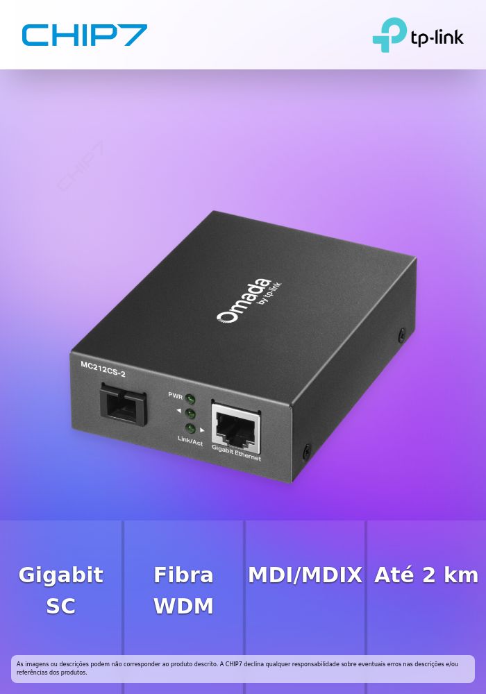 TP-LINK OMADA GIGABIT WDM MEDIA CONVERTER