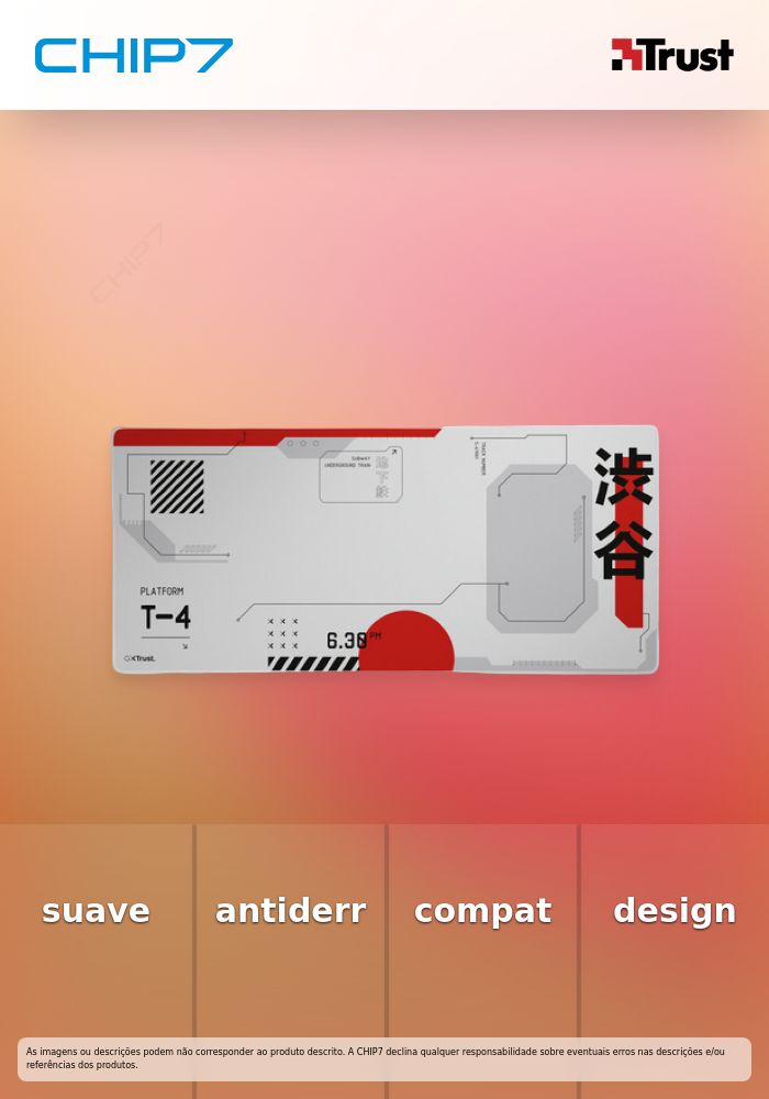 TRUST GXT759 XXL MOUSEPAD JAPAN WHITE