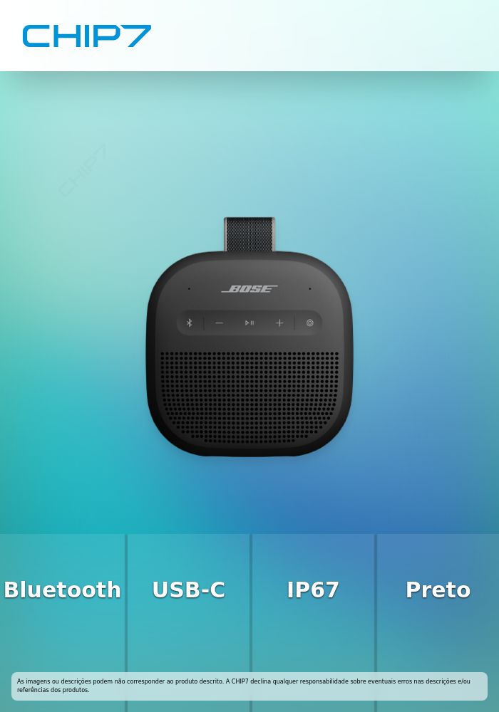 BOSE COLUNA BLUETOOTH SPEAKER SOUNDLINK MICRO GEN2 BLACK
