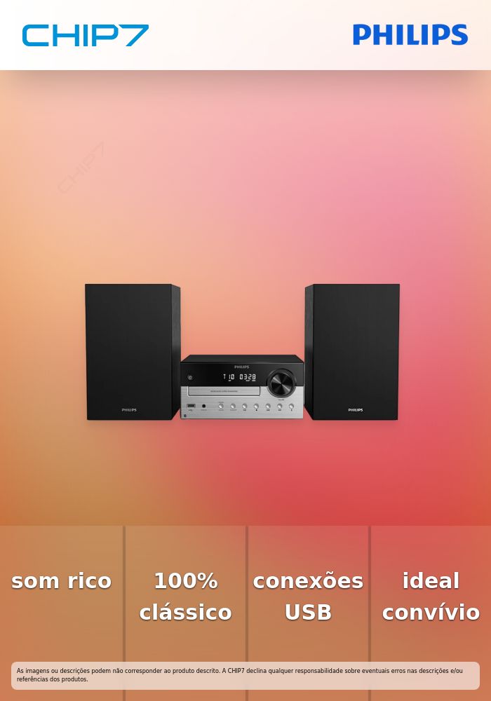 PHILIPS SISTEMA MICRO CD USB FM BLUETOOTH 2.0 80W TAM4205M2/12