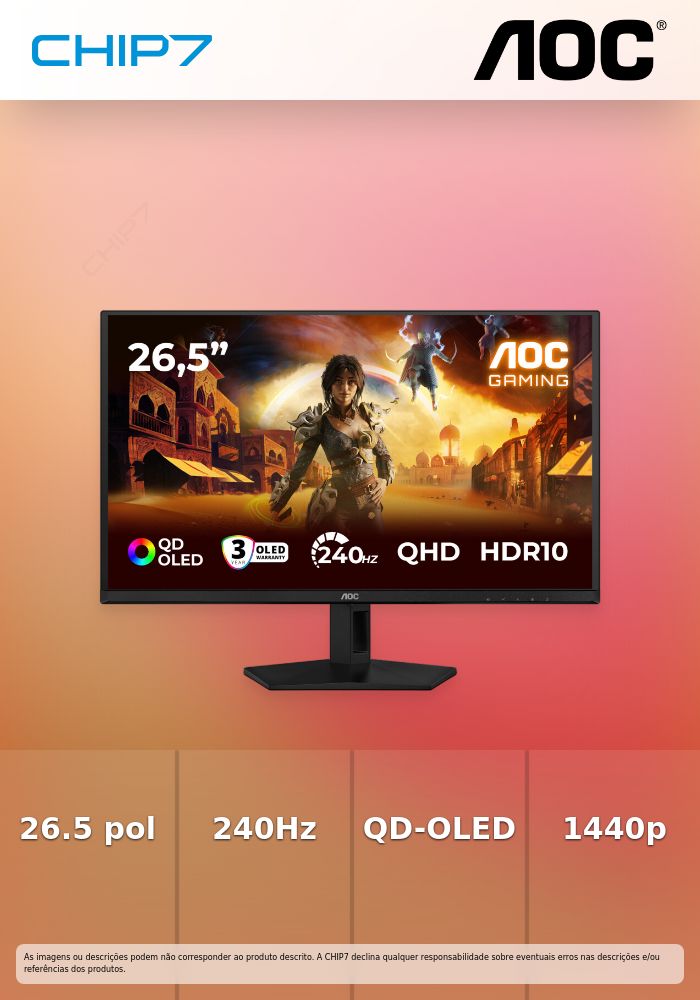 AOC MONITOR OLED 27