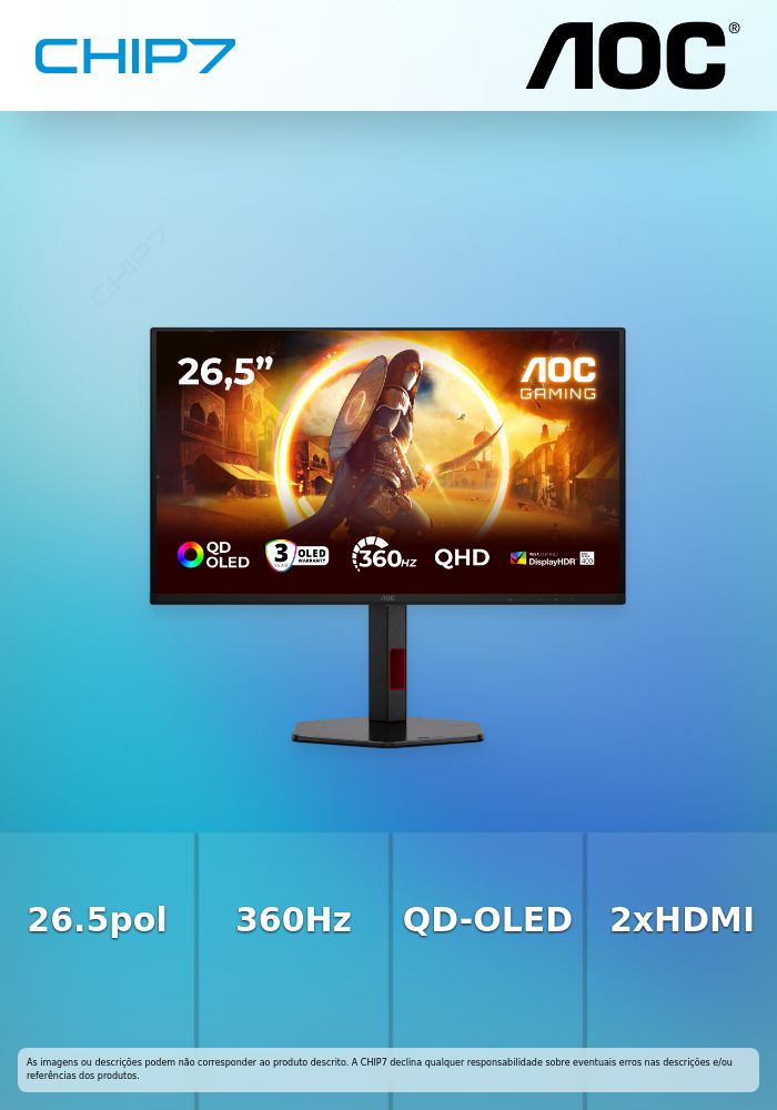 AOC MONITOR OLED 27