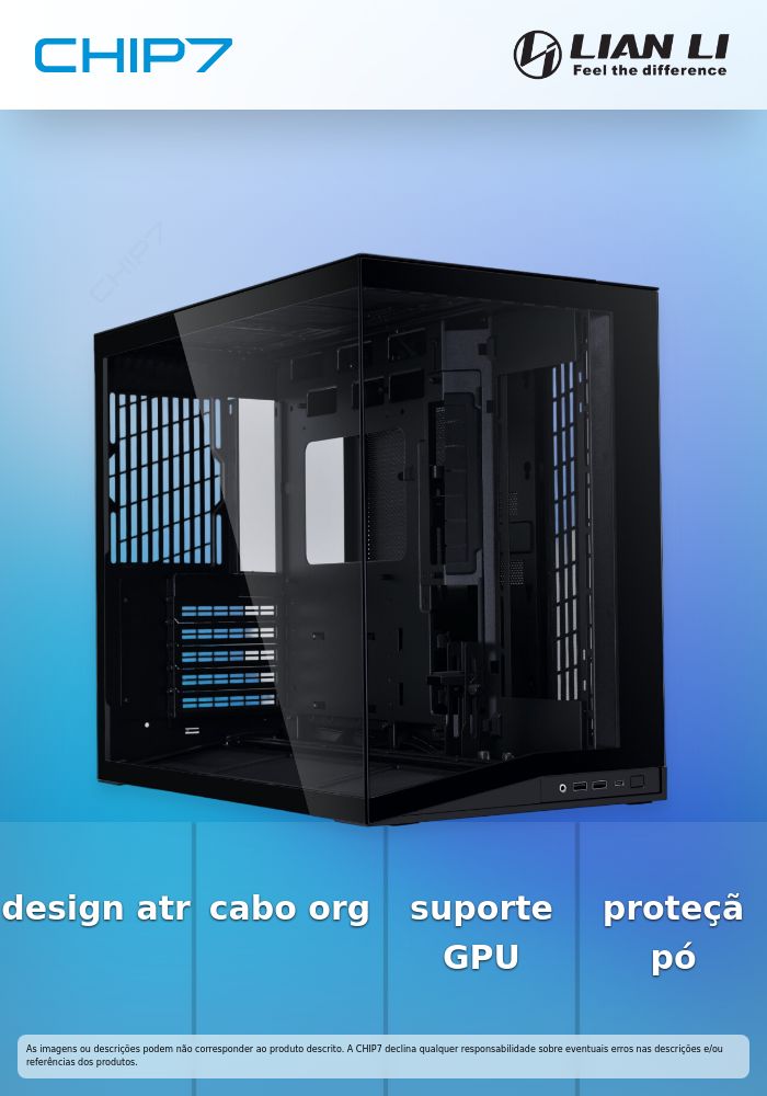 Caixa ATX Lian Li O11 Mini V2 Preto