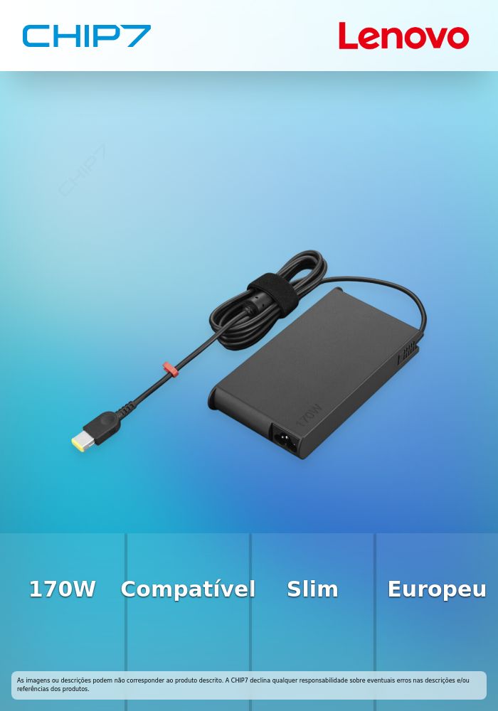 LENOVO ThinkStation Slim 170W AC Adapter EU