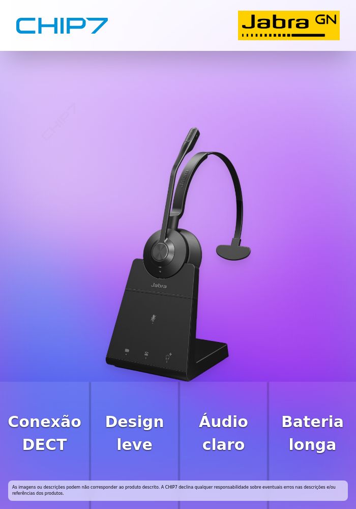 Jabra Engage 45 SE Mono - Auscultadores - no ouvido - DECT - sem fios