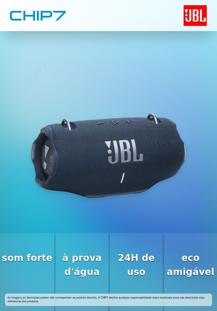 JBL COLUNA BLUETOOTH XTREME 4 BLUE