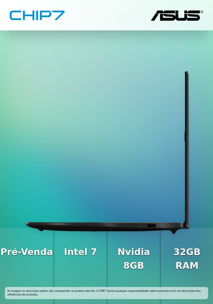 Portátil ASUS - Intel Core 7 240H / Nvidia RTX 5070 8GB / 32GB DDR5 / 1TB SSD / 16