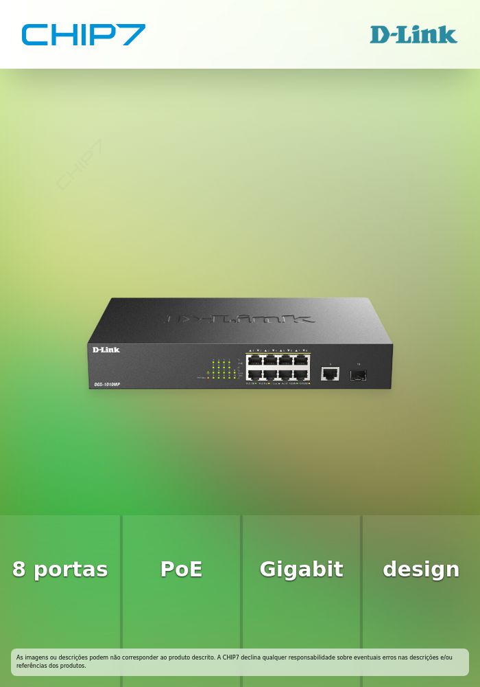 8-PORT 10/100/1000MBPS GIGABIT POE