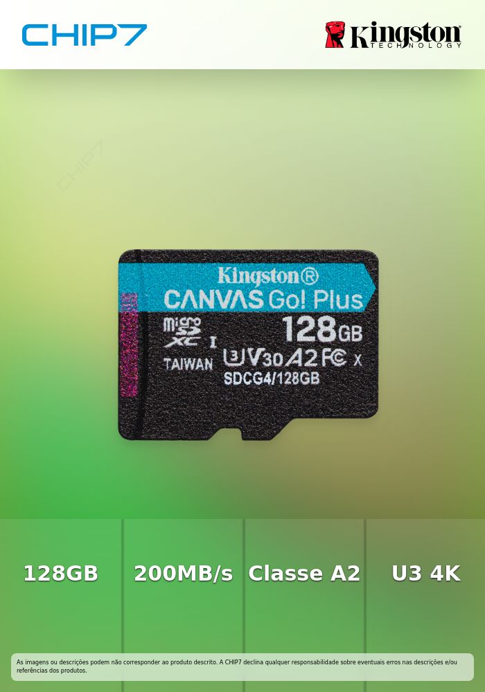 128GB MICROSDXC CGP G4 200R A2 U3