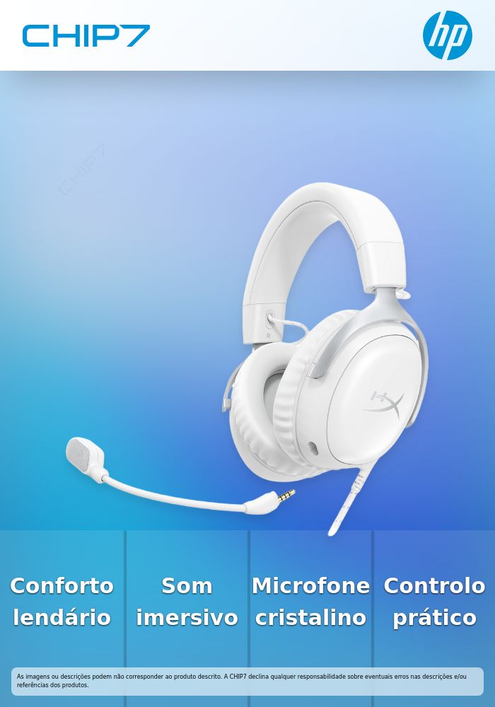 HyperX Cloud III Gaming Headset - White