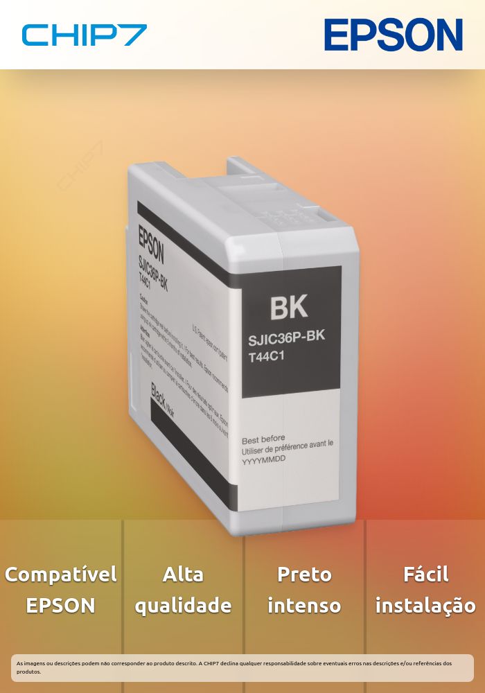 EPSON TINTEIRO PRETO TM-C6000/6500