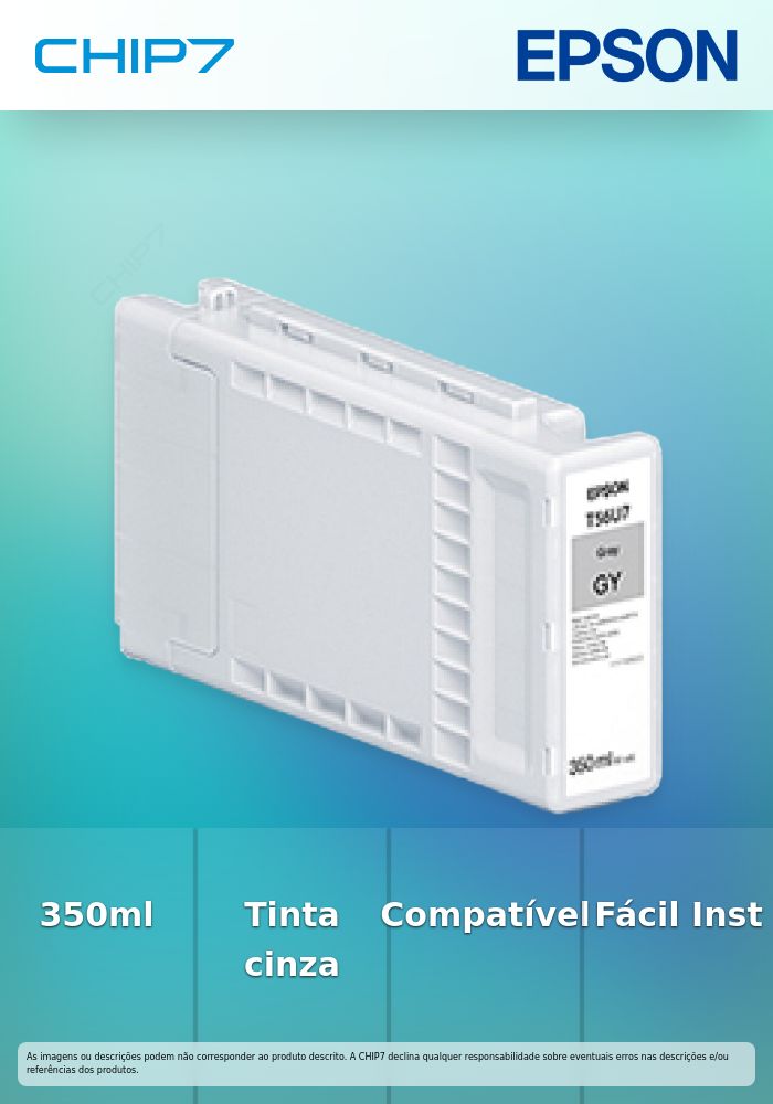 T56U7 Gray Ink Cartridge 350ml