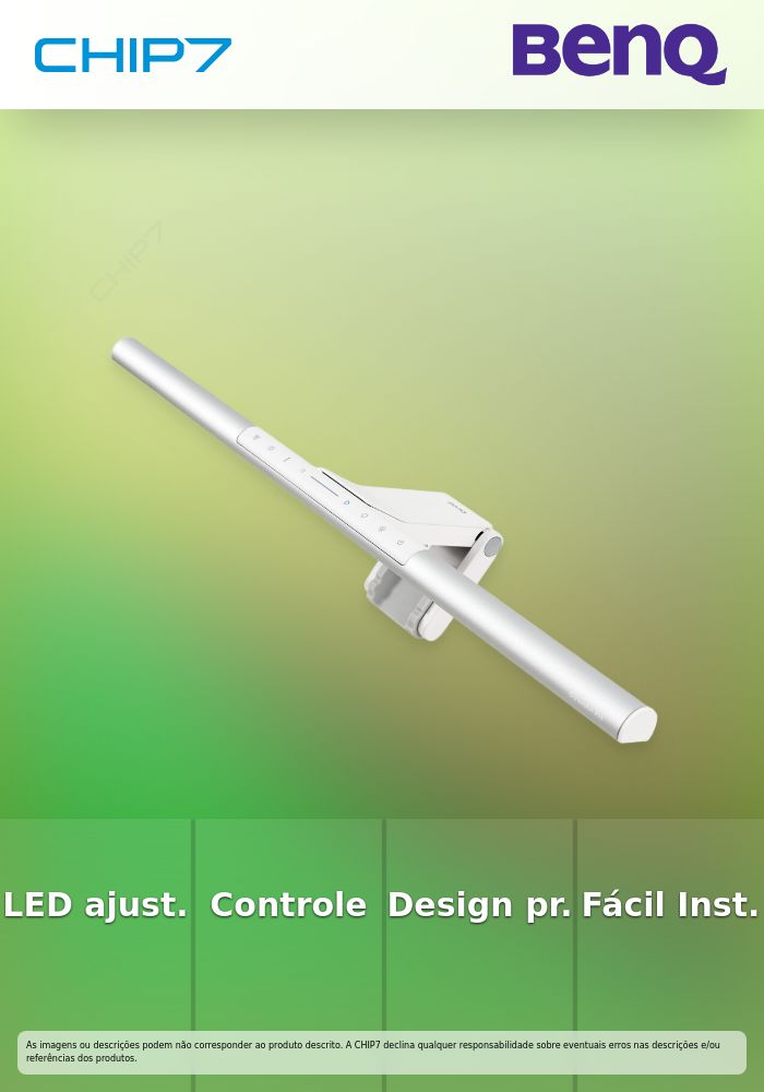Candeeiro LED para Monitor ScreenBar Pro – Prateado