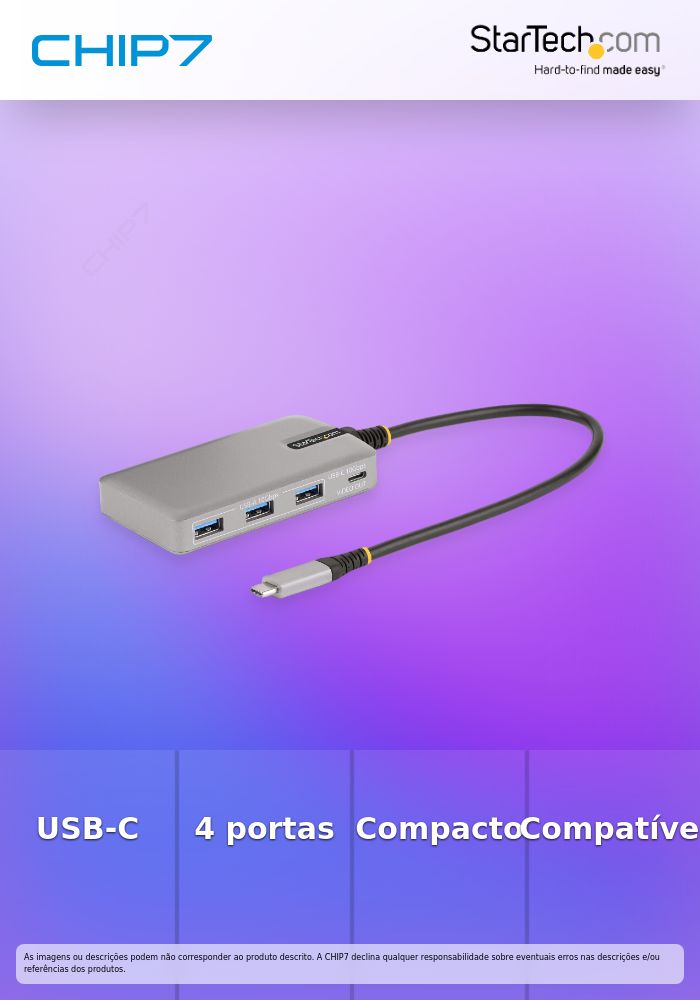 HUB LADRÓN USB-C DE 4 PUERTOS