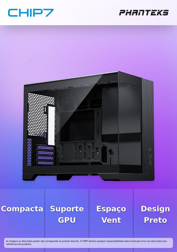 Caixa Micro-ATX Phanteks XT V3 D-RGB Preta