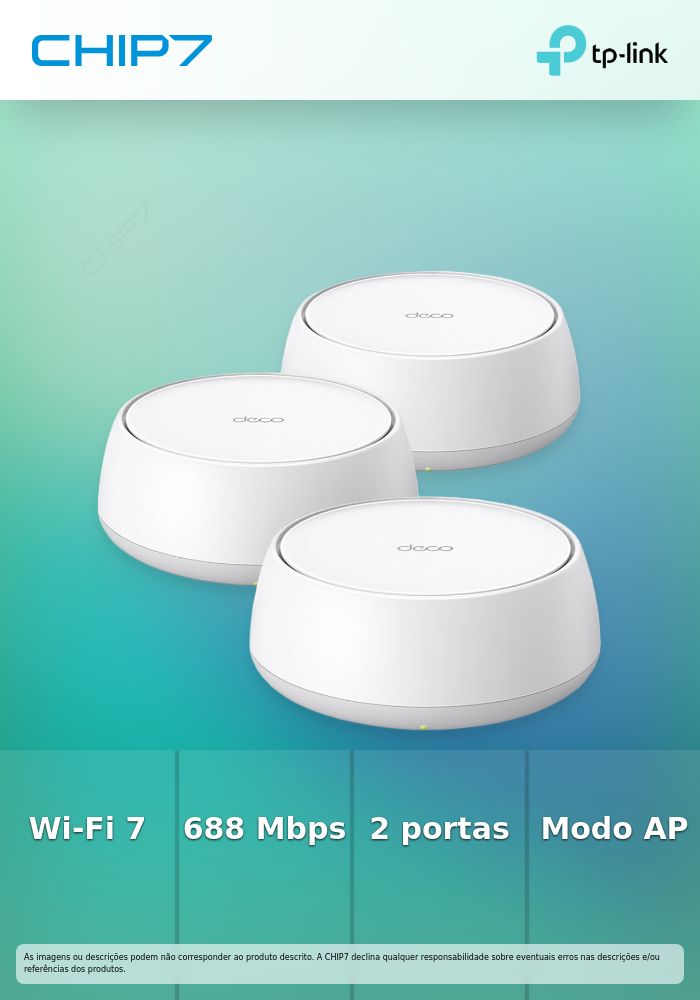 TP-LINK BE3600 SISTEMA WI-FI 7 MESH PARA TODA A CASA