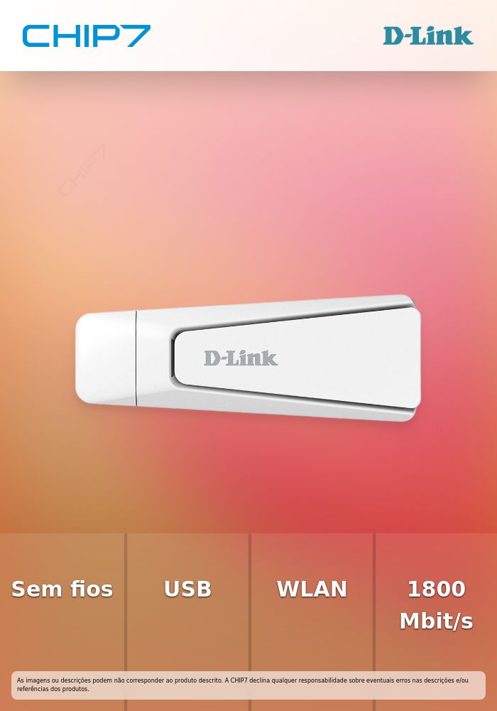 D-LINK PLACA USB AX1800 WIFI 6