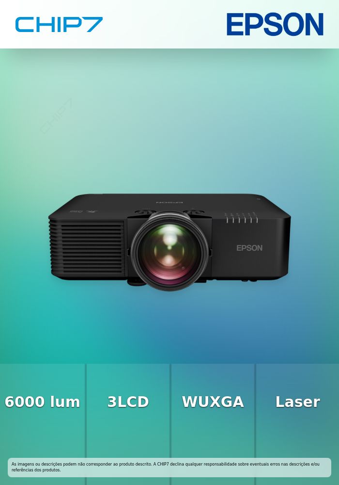 EPSON VIDEOPROJETOR EB-L695SE 6000AL 4KE 3LCD