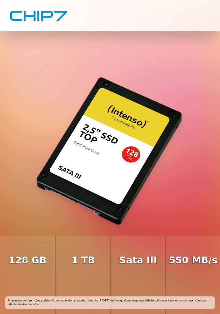 INTENSO SSD 128GB SATA III TOP 2,5