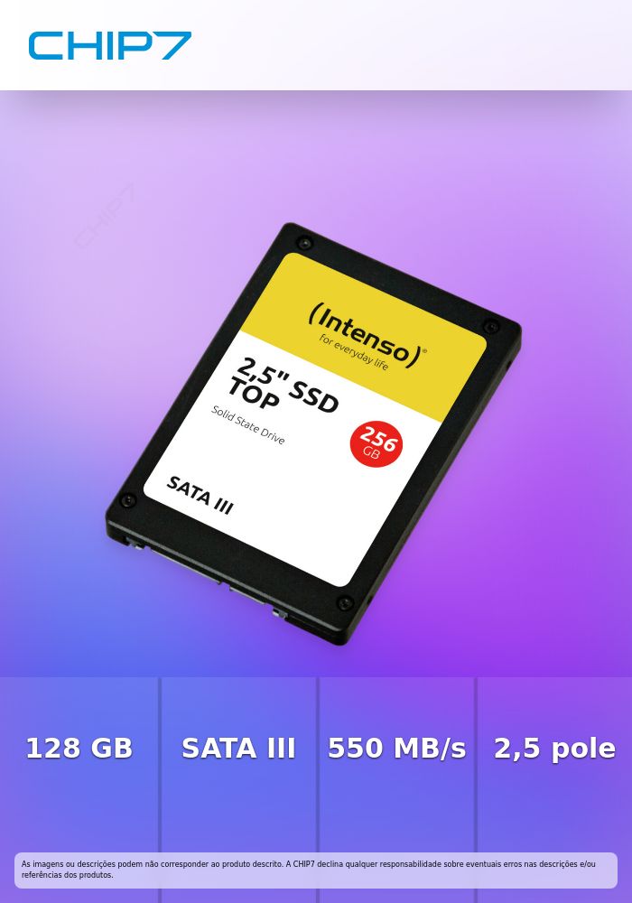 INTENSO SSD 256GB SATA III TOP 2,5