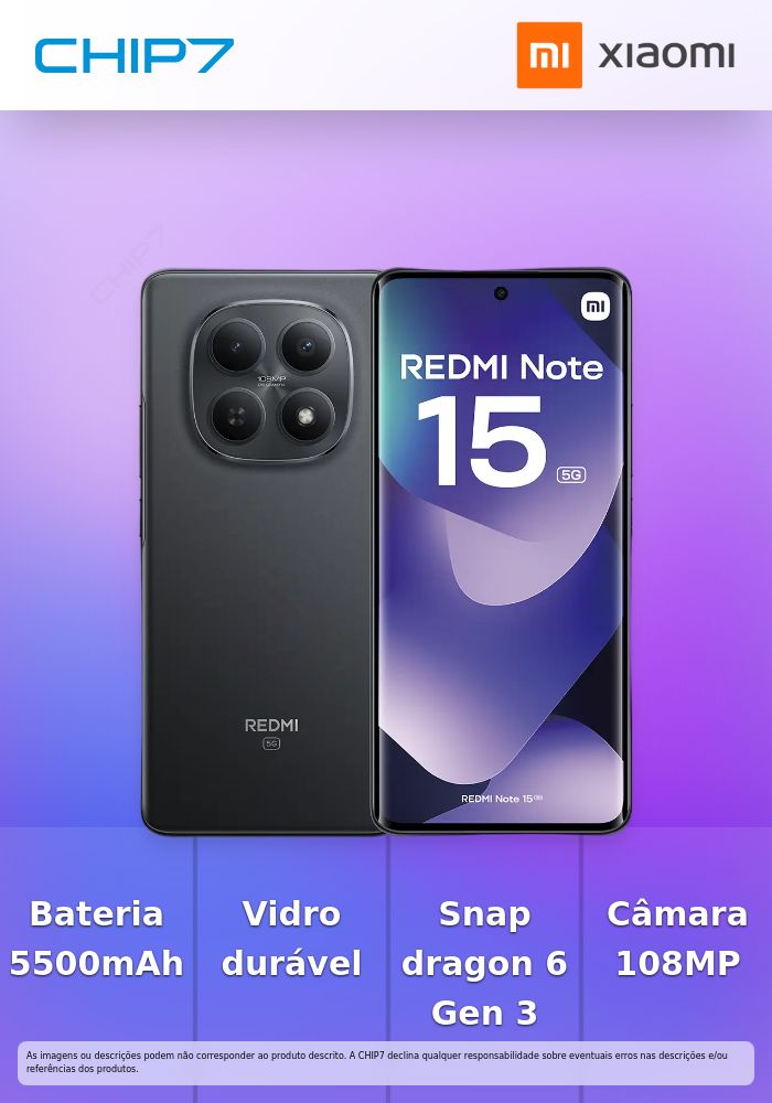Smartphone Xiaomi Redmi Note 15 5G 6.77