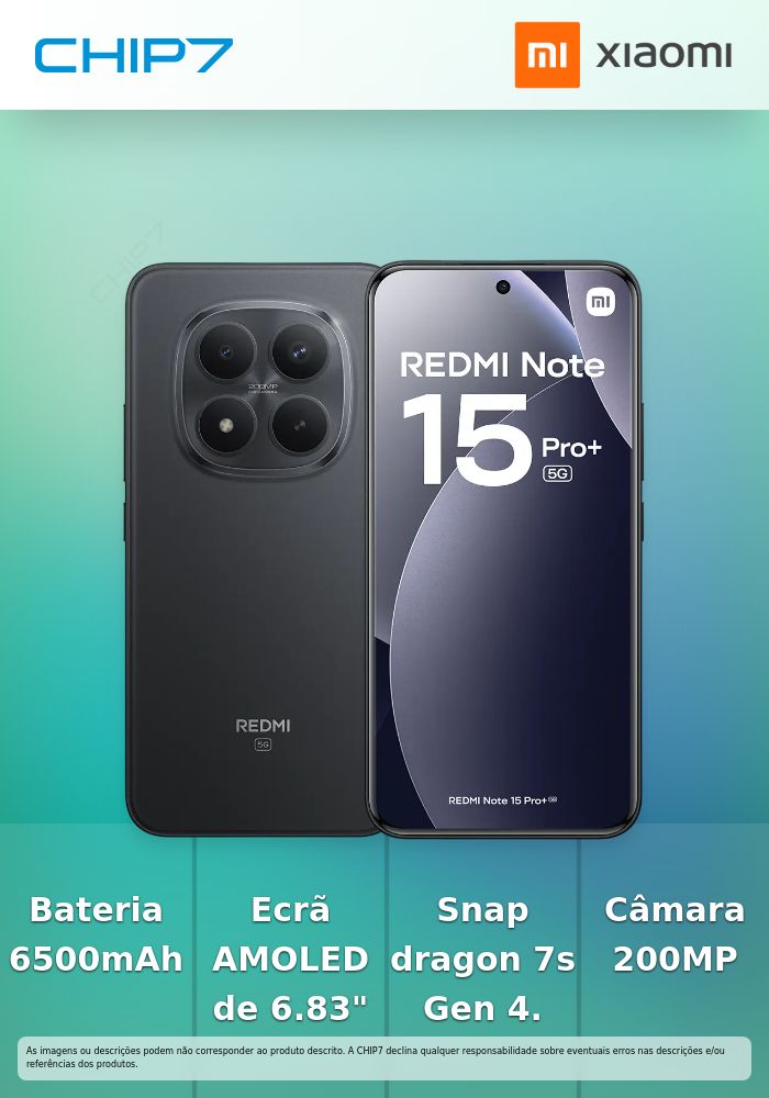 Smartphone Xiaomi Redmi Note 15 Pro+ 5G 6.83