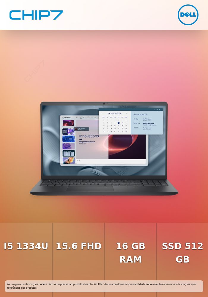 DELL PRO 15 ESSENTIAL PV15250 i5-1334U 16GB 512GB 15.6