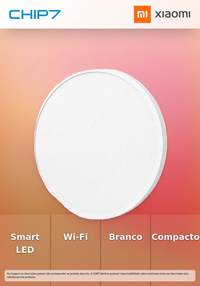 Lâmpada de Teto Smart Xiaomi Ceiling Light D30 1700lm