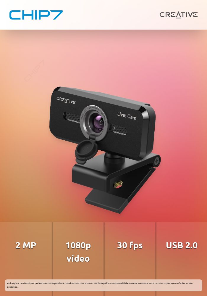 CREATIVE WEBCAM LIVE CAM SYNC FULL HD 1080P V2 #B CREATIVE 2024#