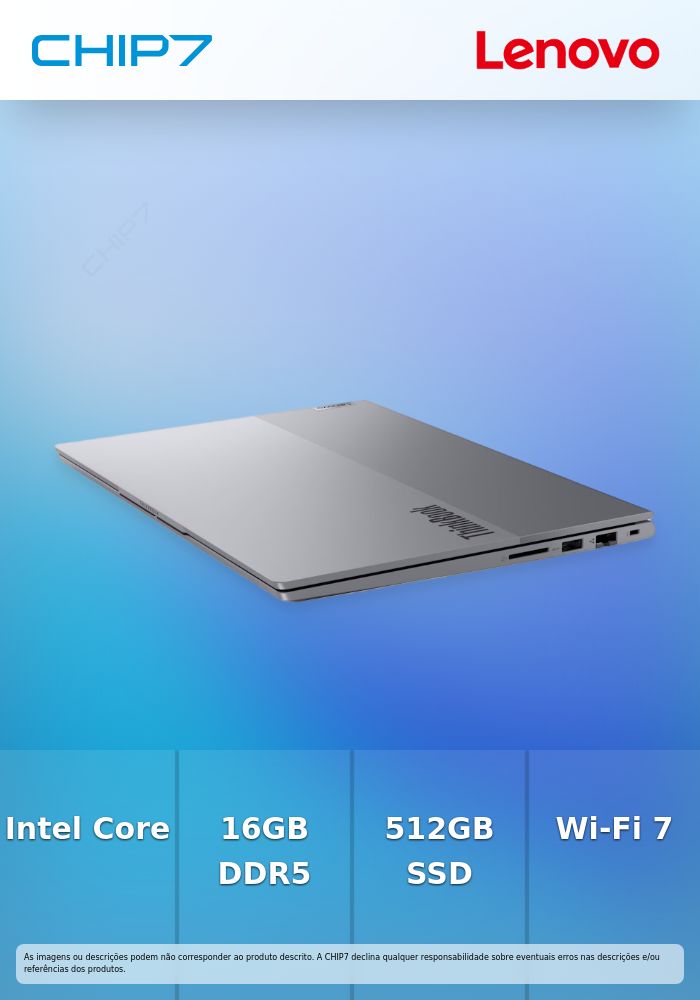 Portátil Lenovo - Intel Core 5 210H / 16GB DDR5 / 512GB SSD / 14