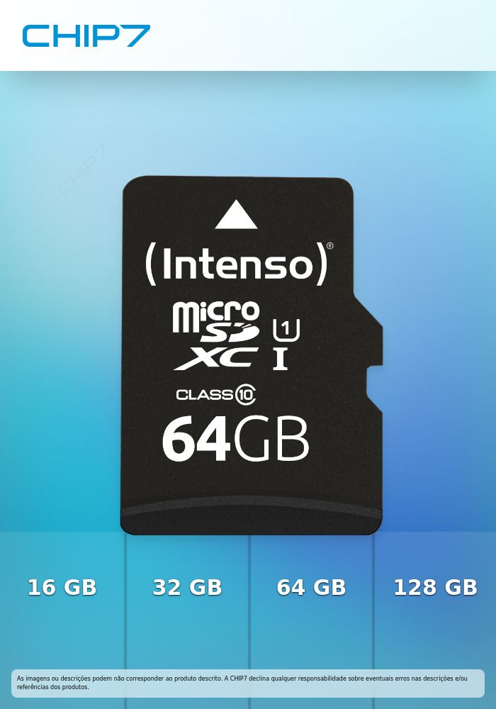 INTENSO MICROSD 64GB UHS-I PREMIUM C\ ADAPTADOR
