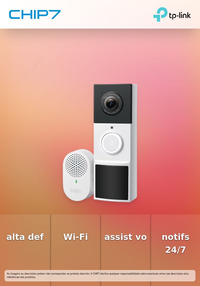 TD21 Tapo Video Doorbell Camera - válido até nova comunicação ou fim de stock