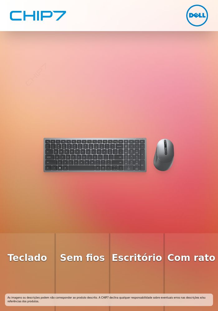 DELL PRO PLUS CP TECLADO E RATO - KM7120W - US INTER (QWERTY)