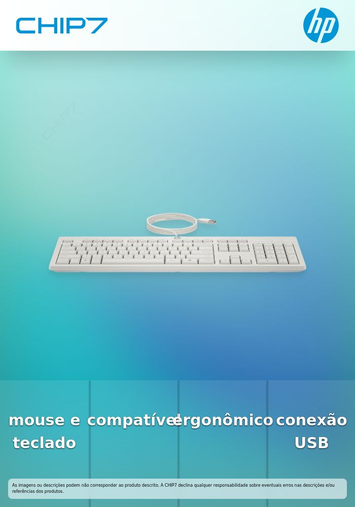HP 225 Wired Mouse and KB G2 CWH