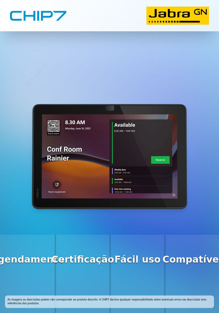 Jabra - Agendador de sala de reuniões - certificação UC