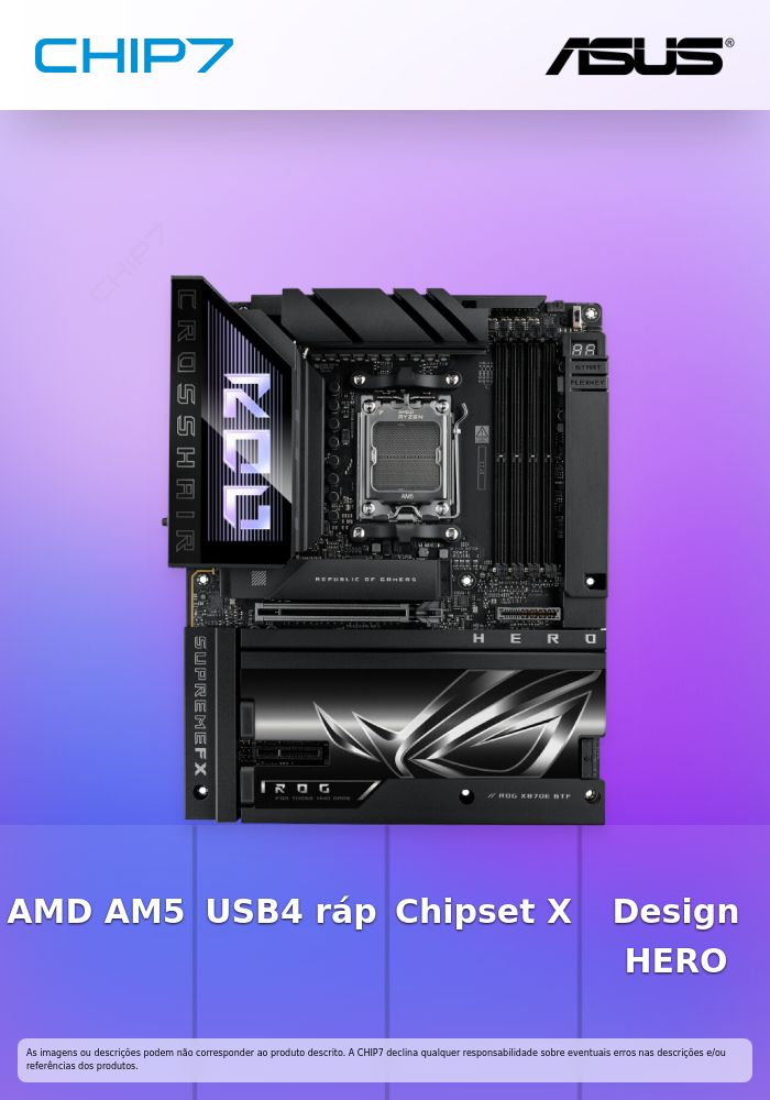 ROG CROSSHAIR X870E HERO BTF / AMD AM5,X870E,USB4,MB