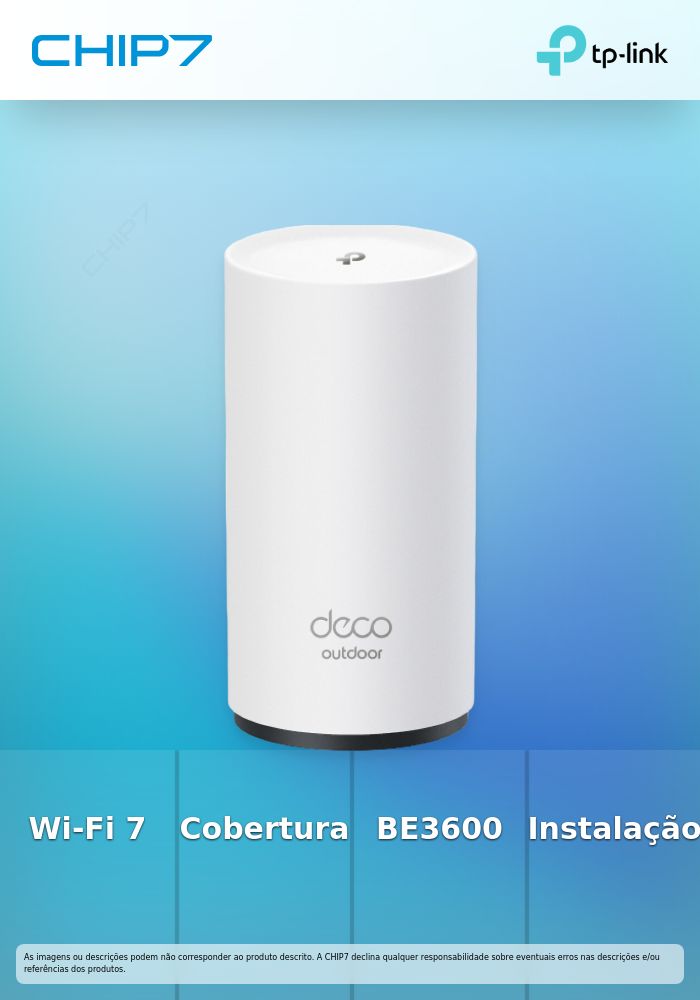 TP-LINK BE3600 Outdoor/Indoor Mesh Wi-Fi 7 Unit