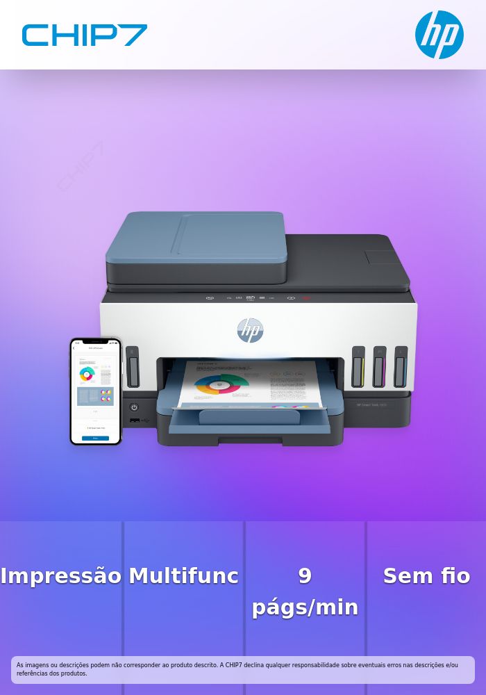 HP Smart Tank 7606 All-in-One Printer A4 color Inkjet Print scan copy 9ppm