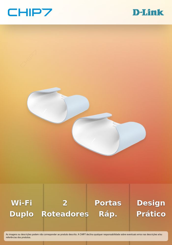 D-Link AQUILA PRO AI M60 - Sistema Wi-Fi - (2 routers) - até 5500 pés quadrados - rede 1GbE, 2.5GbE Dual Band - montável na parede