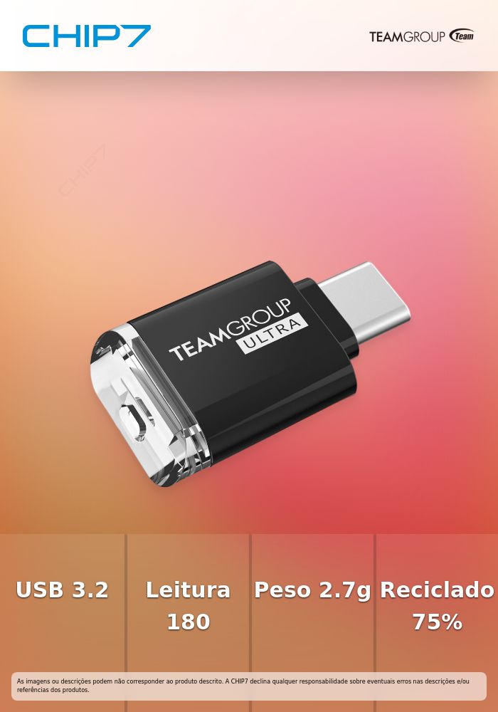 Leitor de Cartão Team Group MicroSD Ultra CR I - USB-C